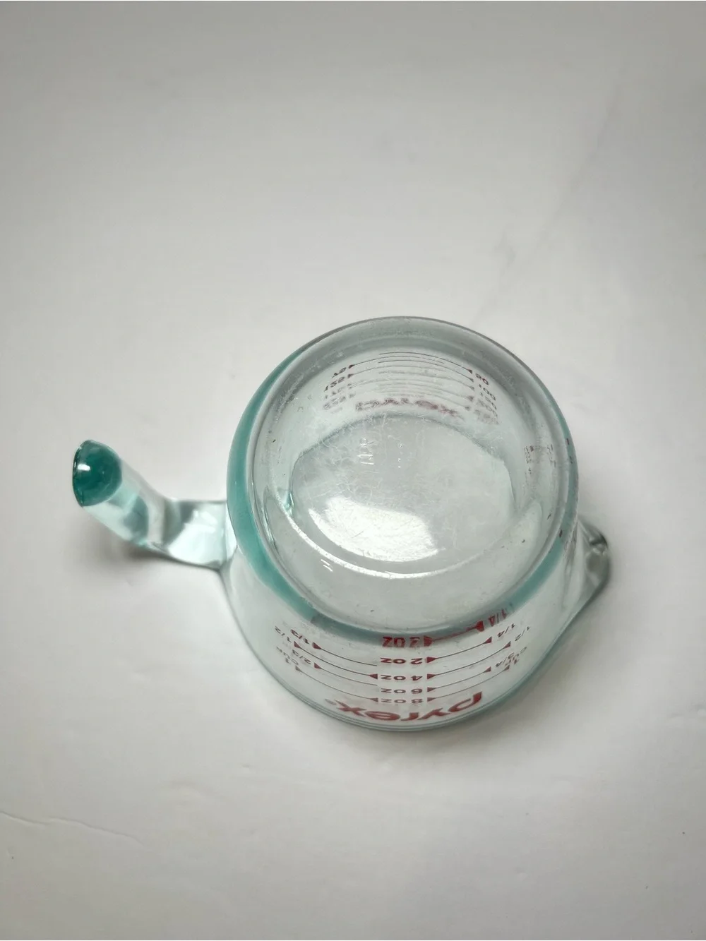 Pyrex Glass Measuring Cup 1 Cup  Made In USA Red Lettering 250 ml